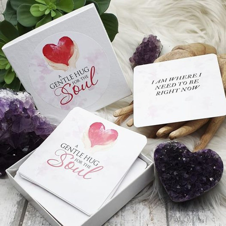 Affirmation cards -  A gentle hug for the soul